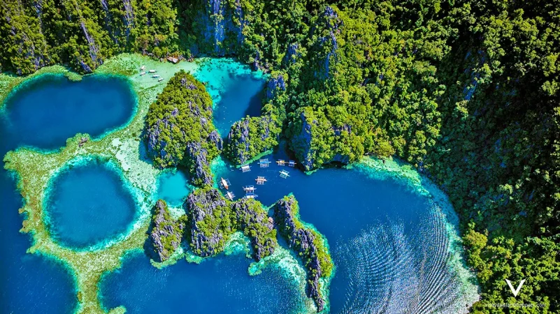 Visyas Island Hoppers Twin Lagoon,Coron Palawan