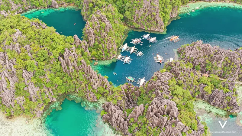 Visyas Island Hoppers Twin Lagoon,Coron Palawan